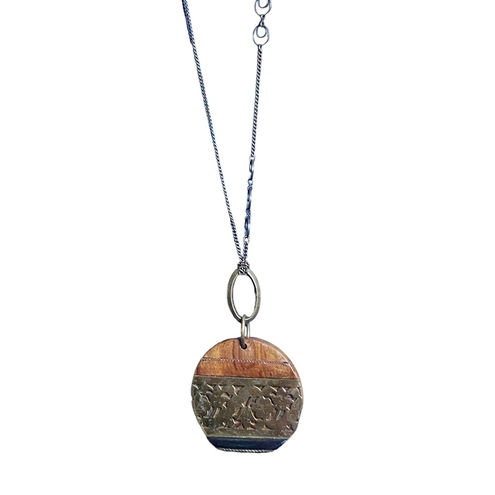 Rachel Jewelry long wooden necklace